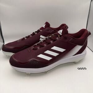Adidas Icon 7 Mens 13.5 Maroon Baseball Metal Cleats FZ1555
